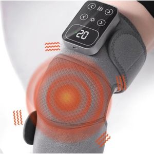 Massage Apparaat voor Knie - infrarood en warmtefunctie - Trilmassage - Pijnverlichting - Ontspanning - Draadloos