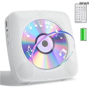RFWR® Draagbare Bluetooth CD-speler met luidsprekers en afstandsbediening - 1800 mAh