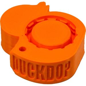 DuckDop Limited Edition - Oranje - Festival dop - Universele flessendop - Inclusief grote sleutelhanger - Sta nooit meer in je eendje