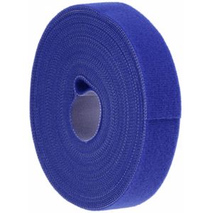 DSIT Klittenband 5 meter - 9 mm breed - blauw