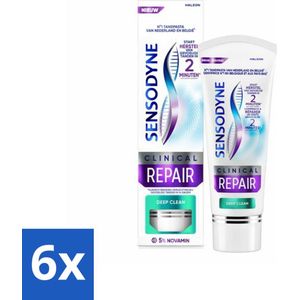 Sensodyne - Tandpasta - Clinical Repair - Deep Clean - 75ml x 6