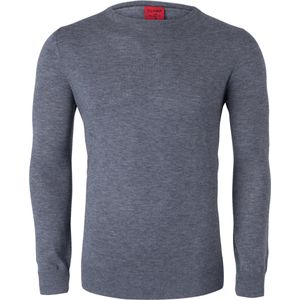 OLYMP - Trui Lvl 5 Grijs - Heren - Maat XXL - Slim-fit