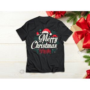 Merry Christmas Everyone - T Shirt - HappyHolidays - MerryChristmas - ChristmasCheer - JoyfulSeason - Gift - Cadeau - VrolijkKerstfeest - FijneKerstdagen - Kerstvreugde - Feestdagen