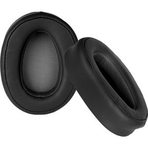 Somstyle Oorkussens geschikt voor Sony WH-H900N / MDR-100ABN Koptelefoon - 2 Stuks - Zacht Schuim - Eiwitleer - Zwart