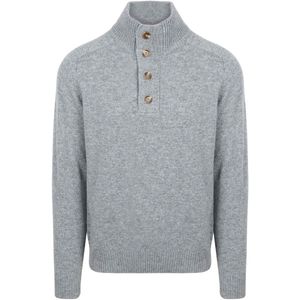 Steppin' Out Mocker Trui Lamswol Grijs - Maat M - Heren