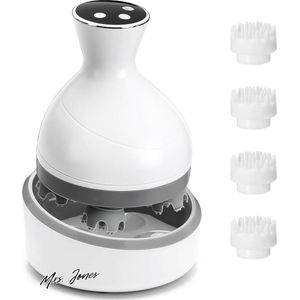 Mrs. Jones Elektrische hoofdmassageapparaat draadloze hoofdmassageapparaat 3 kneedmodi kattenmassageapparaat 5 intensiteitsniveaus draagbare hoofdmassager voor huisdieren schouder hoofd .