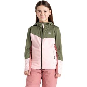 Dare2b Thriving Iii Core Stretch Sweatshirt Met Rits Groen,Roze 5-6 Years Jongens,Meisjes