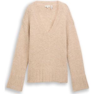 Tom Tailor Oversized gebreide trui met wol