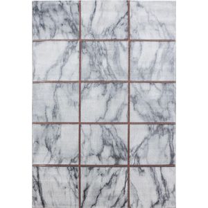 Modern laagpolig vloerkleed Naxos - brons 3816 - 200x290 cm