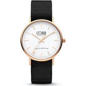CO88 Collection 8CW-10022 - Horloge - Nato Nylon - zwart - 36 mm