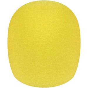 Boston WS-10-YE, per 5 stuks - Plopkap voor zangmicrofoon, geel
