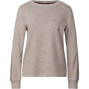 Street One - 3227691 - T-shirt - Zijde Brown Mel.