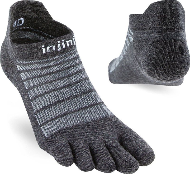 Injinji - Run Lightweight No-Show Wool - Sportsokken - Wol - Unisex