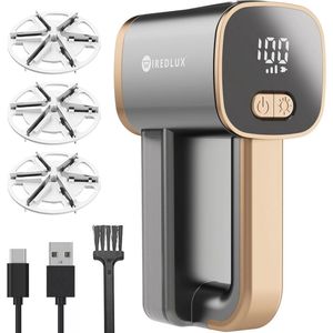 Oplaadbare Pluisscheerapparaat voor Kleding en Meubels met LED-Licht, 3-Snelheidsinstelling en USB Opladen