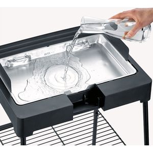 Severin PG 8568 Staande grill Elektrisch Controlelampje Zwart
