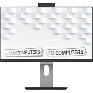 Linux All-In-One Computer 24"" | i5-14400 | 8GB ram | 512 GB SSD | Linux naar keuze, Ubuntu, Linux Mint, Debian