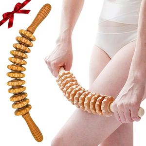 Duurzame Houten Fasciaroller voor Spierontspanning en Lymfedrainage