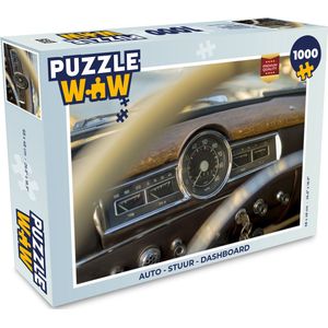 Puzzel Auto - Stuur - Dashboard - Legpuzzel - Puzzel 1000 stukjes volwassenen