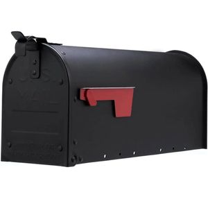 Amerikaanse brievenbus / US mailbox Admiral Zwart Aluminium