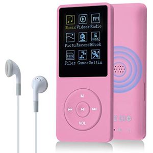 Draagbare MP3-speler - 8 GB Geheugen - Ondersteuning tot 64 GB - Verliesloos Geluid