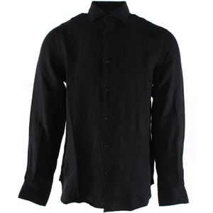 Tommy Hilfiger - Slim Fit Linnen Overhemd - Blauw