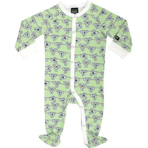 PYJAMAS W. FOOT - SOFT PEA - 80