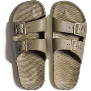 Freedom Moses - Basic - Slipper - Khaki - 100% Waterdicht - Anti Slip Zool