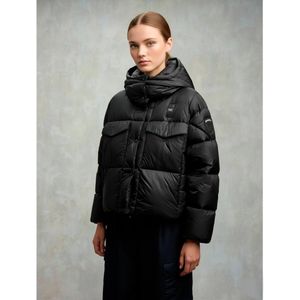 Blauer - Laval - Gewatteerd Donsjack - Zwart - Glimmende Stof