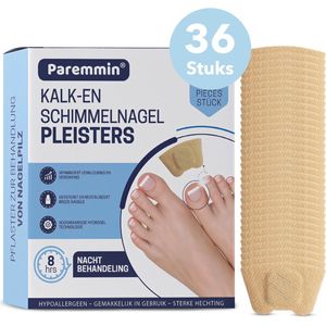 Paremmin - Kalk- en Schimmelnagel Pleisters - 36 Stuks - Nachtbehandeling - Voetschimmel