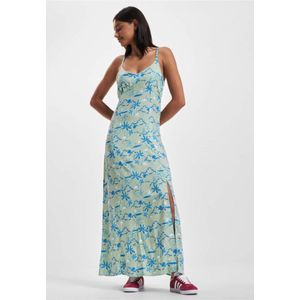 Just Rhyse - Zomerjurk - Crème/Azuur/Mintgroen/Wit - Maxi - V-hals