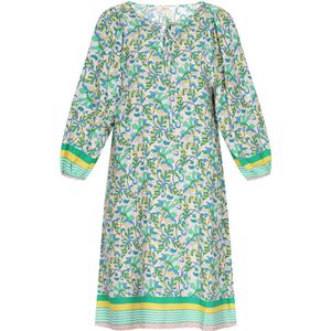 usha FESTIVAL Jurk  hemelsblauw / lichtgeel / groen / grasgroen / wit