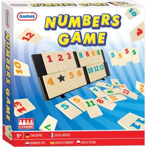 Grafix Numbers Game - Klassiek Bordspel voor in de speelkast - 2 tot 4 Spelers - Tactisch Spel - Gezelschapsspel - Voor het hele gezin - Denkspel