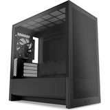 NZXT - H3 Flow - Midi Tower ATX Gaming Behuizing - Zwart - Glasvenster