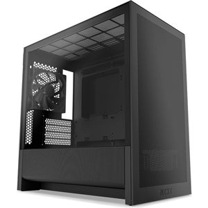 NZXT - H3 Flow - Midi Tower ATX Gaming Behuizing - Zwart - Glasvenster