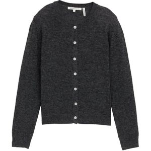 TOM TAILOR DENIM - Gebreid Vest - Grijs Gemêleerd