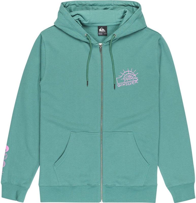 Quiksilver - Graphic Sweatshirt - Katoen - Met Rits