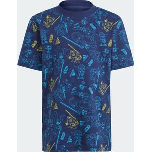 adidas Sportswear adidas x Star Wars Young Jedi T-Shirt - Kinderen - Blauw- 116