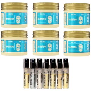 Bandido - Aqua Wax 5 - Haarwax - 125ML - Medium Hold - Blauwe Kleur