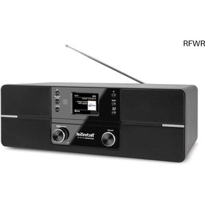 RFWR® Stereo Internetradio met DAB+, Bluetooth, CD en Kleurendisplay - 10W Audio met Afstandsbediening