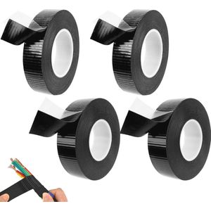 Waterdichte en Hittebestendige Elektrische Isolatie Tape - 4 Rollen (19mm & 23mm) voor Bedradingsprojecten