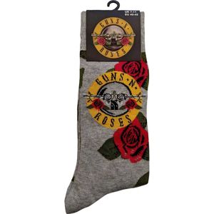 Guns N' Roses - Bullet Roses Sokken - EU 40-45 - Grijs