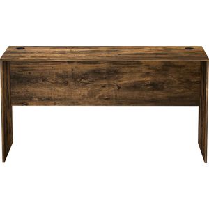 Bureau - laptoptafel - 140 cm breed en 50 cm diep - walnoot