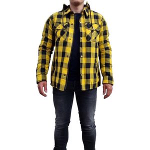 Lumberjack Motorjas Geel inclusief (uitneembare) protectie. Maat XL