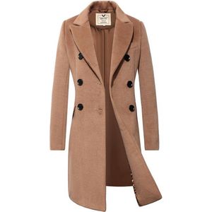 Versano Valentina NG Dames Mantel Manteljas 3 kwart Winterjas M - Camel