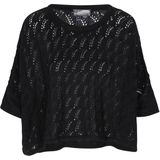 DreiMaster - Comfy Collectie - Gebreide Trui - Oversized - Ronde Hals - Driekwartmouwen