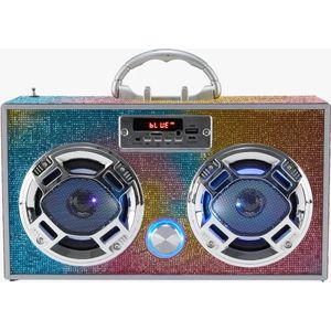 Trend Tech Brands - Swirl Bling - Draadloze Boombox - Vintage - Bluetooth