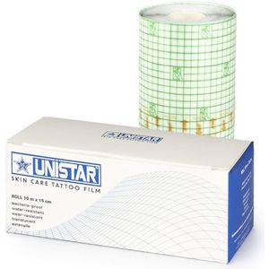 Unistar - Skin Care Tattoo Film Tatoeage Folie Rol - 10 M X 15 CM | Tattoo Benodigdheden | Bescherming | Nazorg | Aftercare