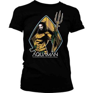 DC Comics Aquaman Dames Tshirt -S- Aquaman Zwart