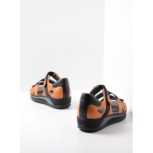 Wolky Sandalen Desh oranje leer