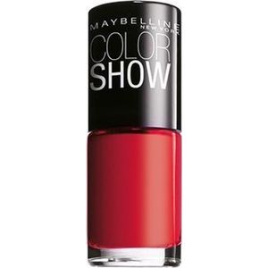 Maybelline Color Show 110 Urban Coral nagellak Rood